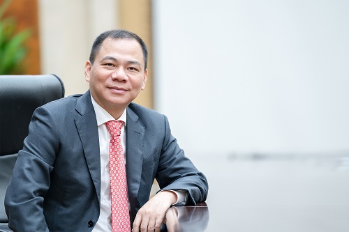 Chủ tịch Tập đoàn Vingroup Phạm Nhật Vượng lọt top 500 tỷ phú thế giới