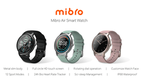 Smartwatch Mibro Air của Xiaomi ra mắt: chống nước IP68, pin 25 ngày