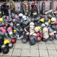 Đà Nẵng: Phát hiện thêm 400 mũ bảo hiểm giả nhãn hiệu Nón Sơn