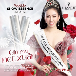 Hồi phục sau căn bệnh liệt nửa mặt, Hoa hậu Võ Nhật Phượng được mời làm đại sứ thương hiệu mỹ phẩm nổi tiếng Klore