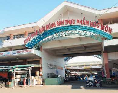 Chợ đầu mối Hóc Môn ở TP Hồ Chí Minh mở cửa trở lại sau gần một tháng dừng hoạt động