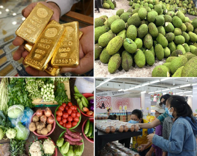 Tiêu dùng trong tuần (từ 19-25/7/2021): Giá vàng và trái cây giảm, trong khi thực phẩm tăng mạnh