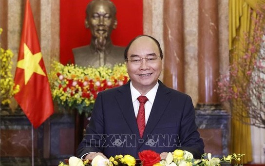 Chủ tịch nước Nguyễn Xuân Phúc chúc Tết Nhâm Dần 2022