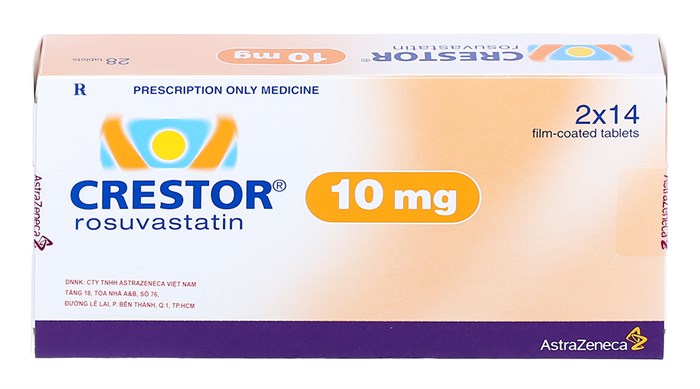 AstraZeneca thông tin về các thuốc Crestor có chứa hoạt chất Rosuvastatin đang lưu hành tại Việt Nam