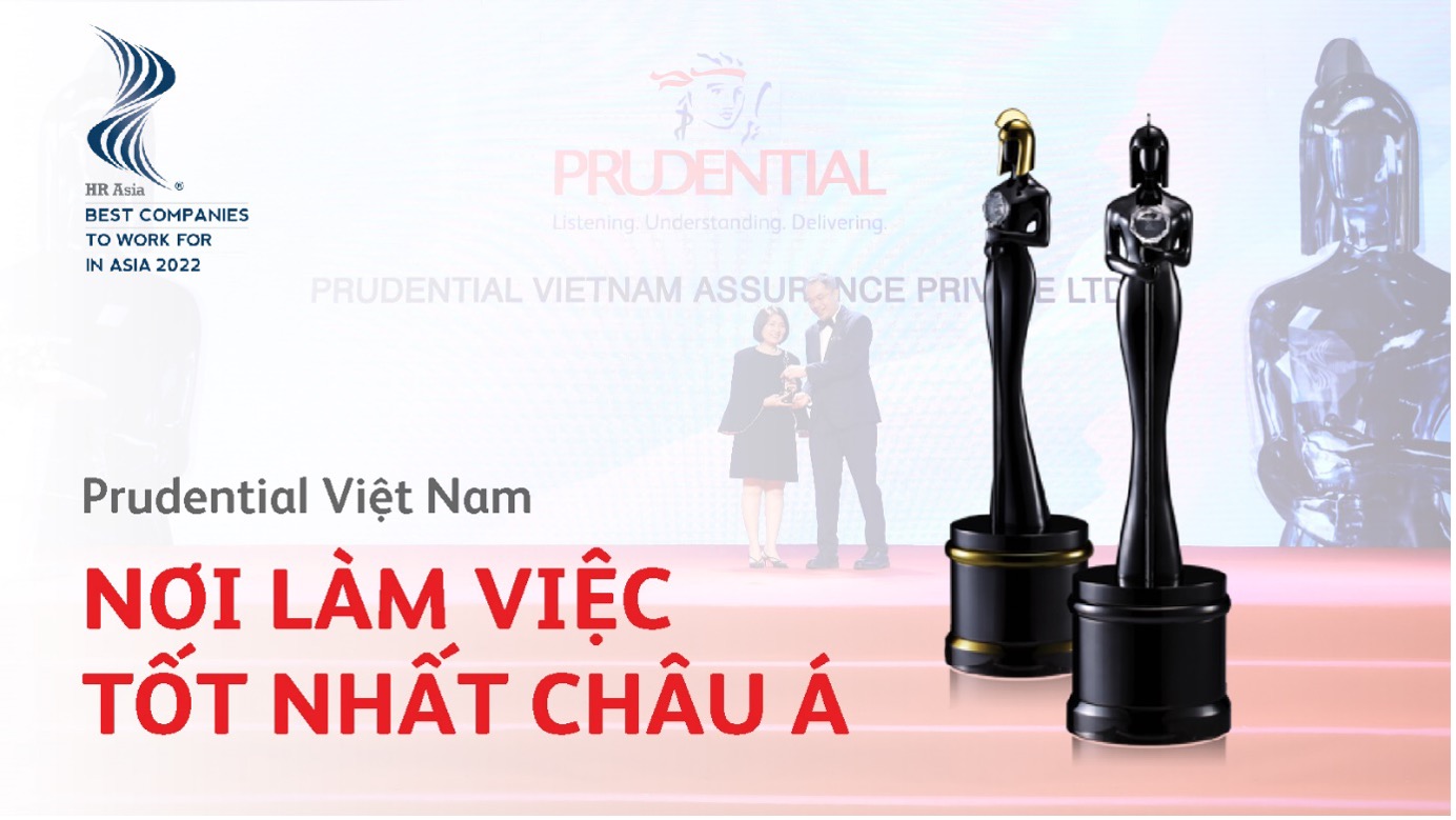 Prudential Việt Nam giành giải thưởng kép tại Insurance Asia Awards 2022 và HR Asia Awards 2022