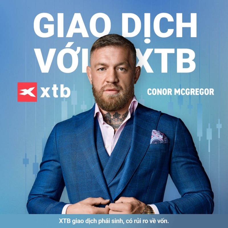 Conor McGregor: “Tôi rất vinh hạnh khi trở thành đại sứ của XTB”