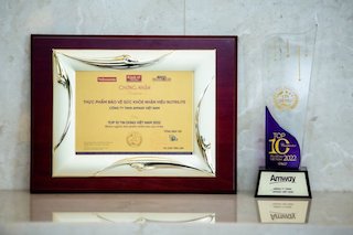 Nutrilite nhận giải thưởng “Top 10 tin dùng Việt Nam 2022 ngành sản phẩm chăm sóc sức khỏe”
