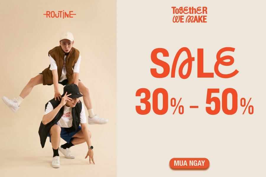 Mừng sinh nhật 11 tuổi, Routine sale off up to 50%