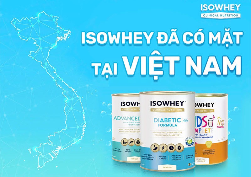 Isowhey - Dinh dưỡng hàng đầu tại Úc đã có mặt tại Việt Nam, cùng chăm sóc sức khỏe gia đình Việt