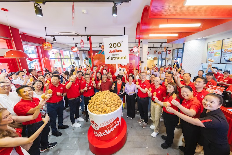 200 cửa hàng Jollibee, hành trình lan tỏa niềm vui của thương hiệu