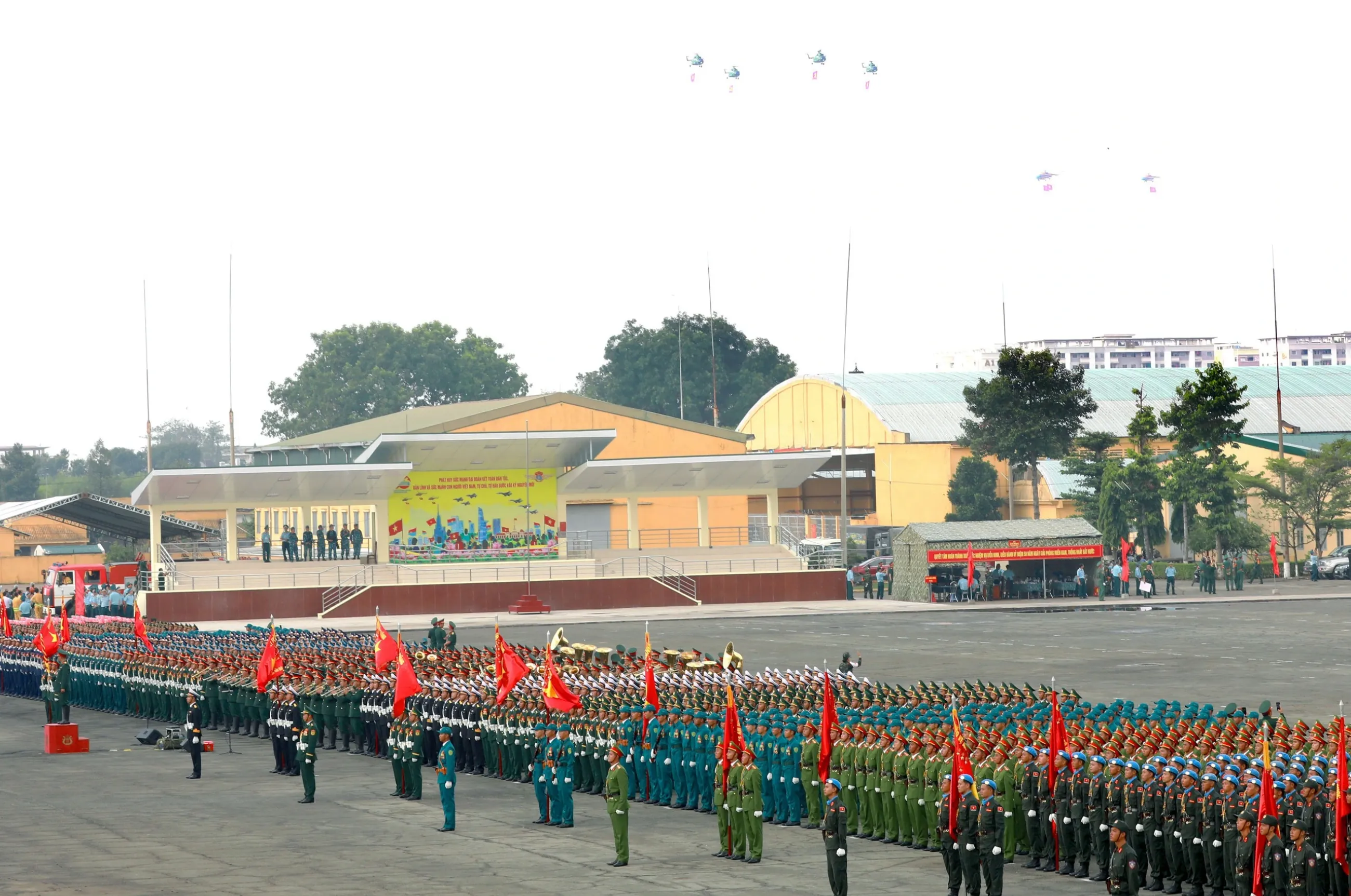 Mãn nhãn màn hợp luyện của 36 khối diễu binh cho đại lễ 30.4