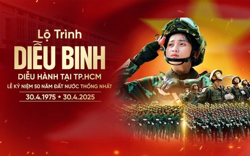 Lộ trình diễu binh, diễu hành ở TP.HCM dịp 30.4